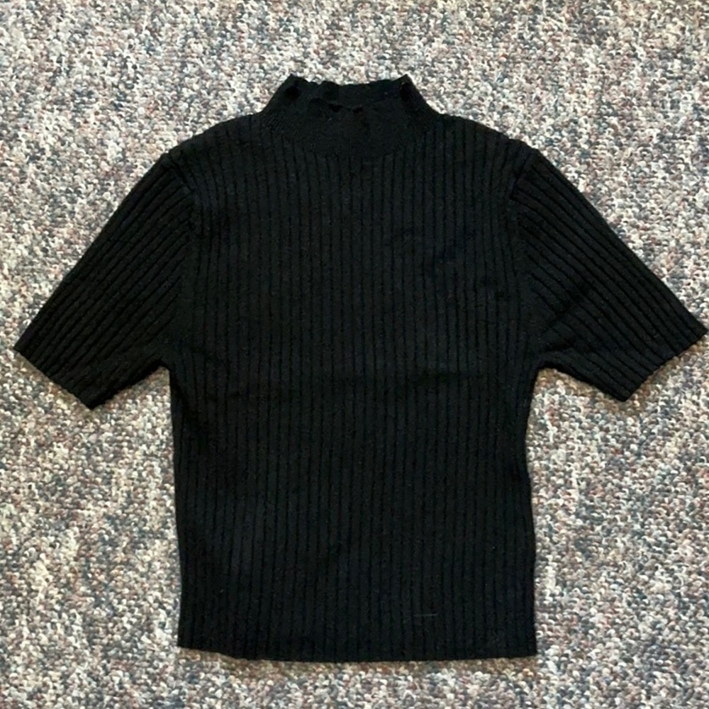 A New Day Black Knit Sweater